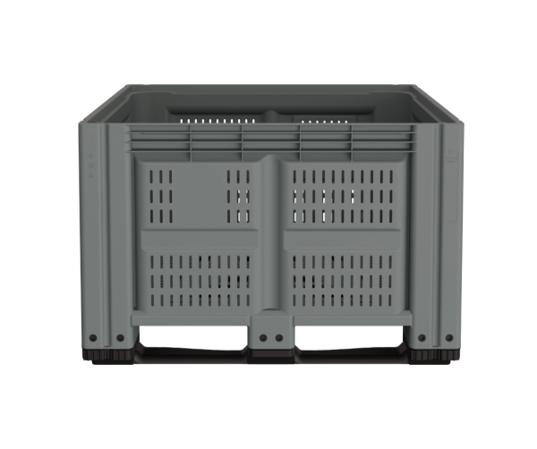 Большой контейнер 1200x1000x780 мм iBOX c перфорированными стенками и дном, на полозьях